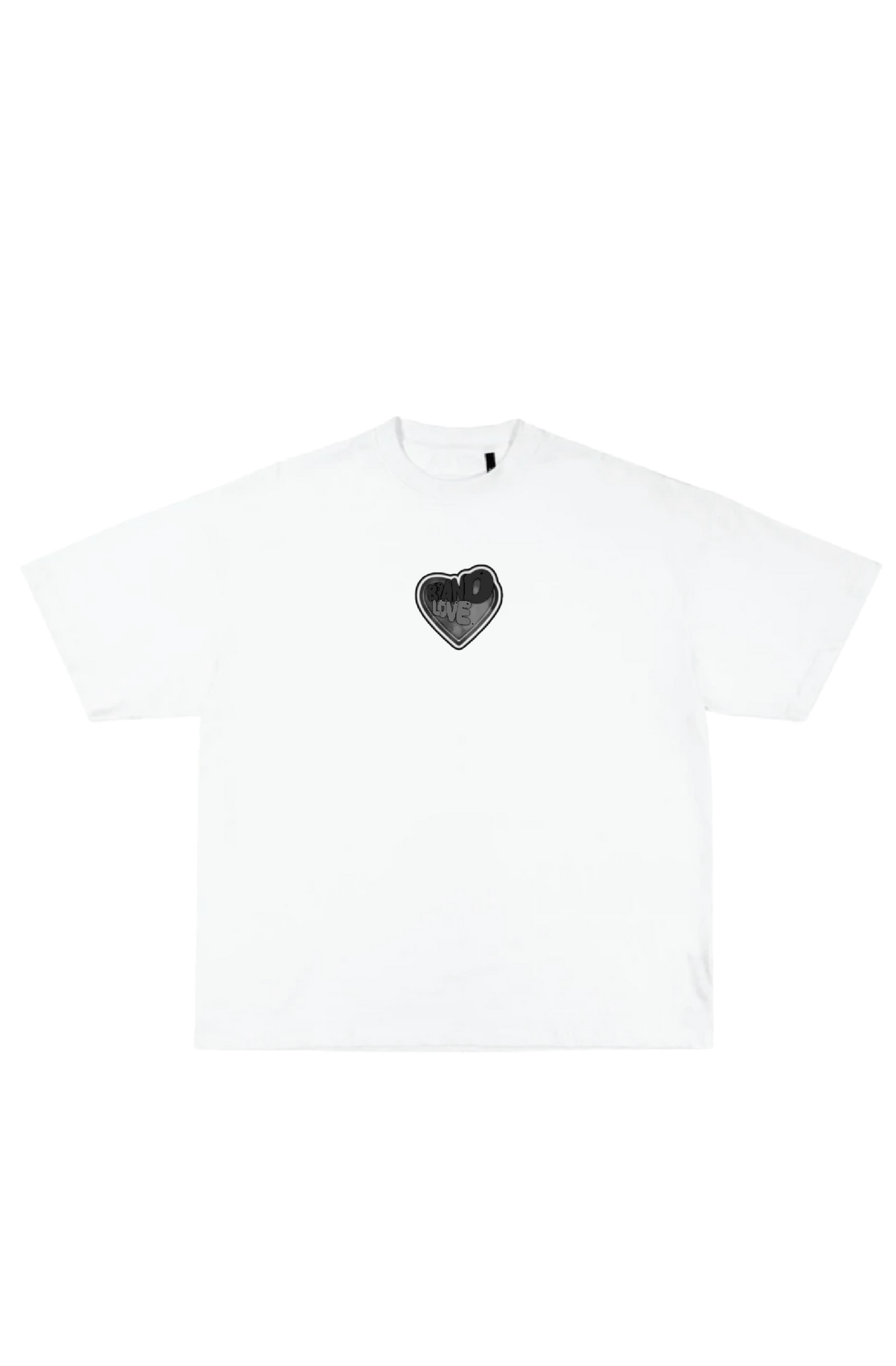 “unconditional BRAND Love” Distressed Cropped Tee