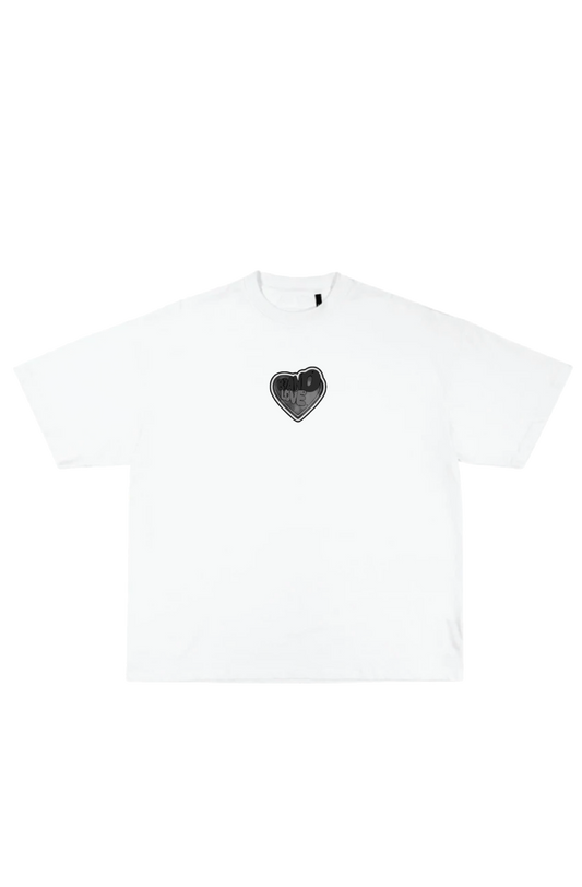 “unconditional BRAND Love” Distressed Cropped Tee